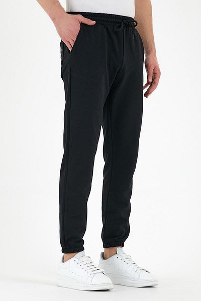 İkra Life Kids Unisex Μαύρο ψηλόμεσο Jogger Sweatpants