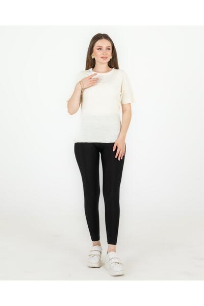 Sortie Πουλόβερ με κοντό μανίκι εκρού