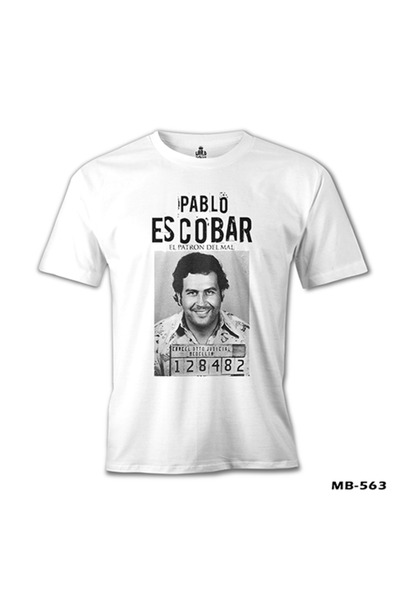 Lord T-Shirt Pablo Escobar - 128482   White Men's T-Shirt