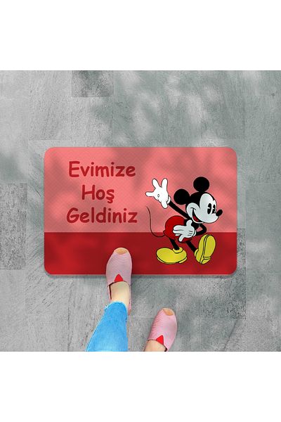M&H Quality Copy - Digital Printed Pattern Decorative Door Front and Indoor Mat Washable Non-Slip Base