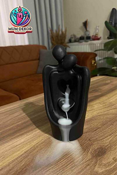 EMG DEKOR Sevgililer Günü Geri akış tütsülük Sarılan  sevgili Çift Dekoratif ...