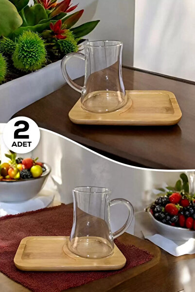 Marka BAMBU TABAKLI MORNİNG ÇAY BARDAĞI 4'LÜ SET