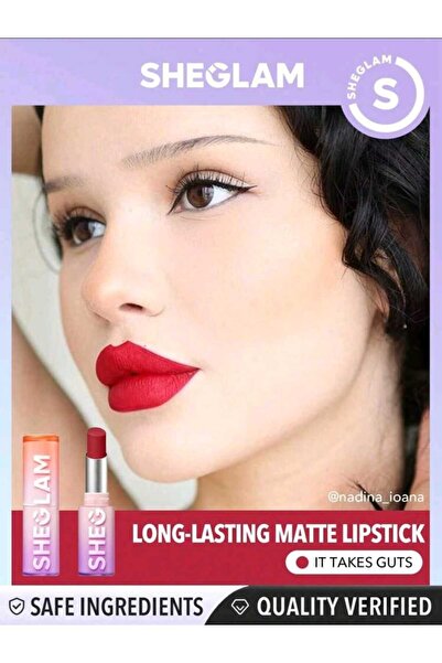 SHEGLAM MAT RUJ, DYNAMATTE BOOM LONG-LASTİNG MATTE LİPSTİCK