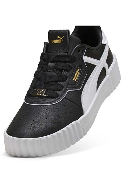Puma 400724 Carina 3.0 Luxe Sneaker Unisex Sports Shoes Black-White