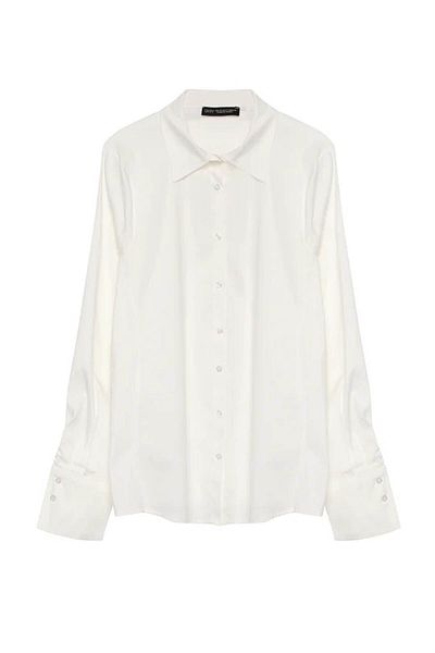 Quzu Women's Shirt Ecru Women's Shirt 11724