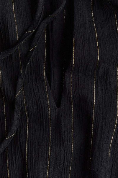 H&M Glittery tie-detail tunic dress