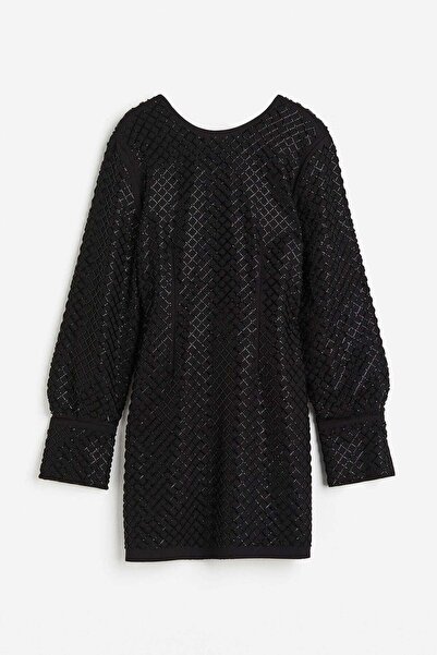 H&M Bead-decorated dress