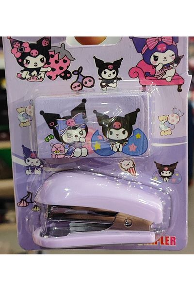 bundle island Kuromi Model Small Stapler Set and Lilac Bracelet