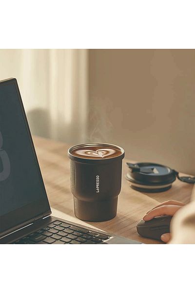 Lepresso Urban Coffee Mug 450Ml - Black