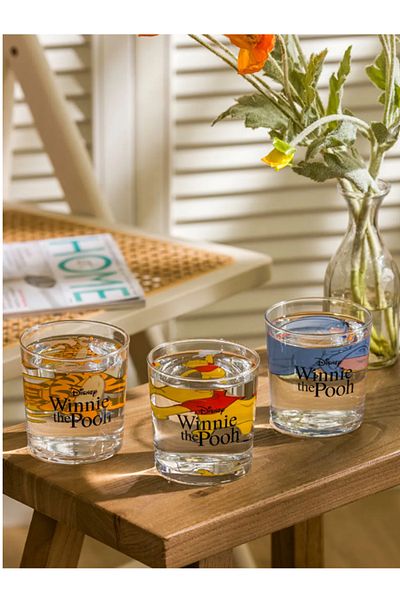 LC Waikiki Lcw Home Mixed Winnie the Pooh Printed Glass Glass Set of 3 380 ml