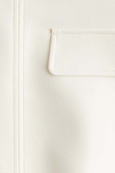 H&M Coated mini skirt