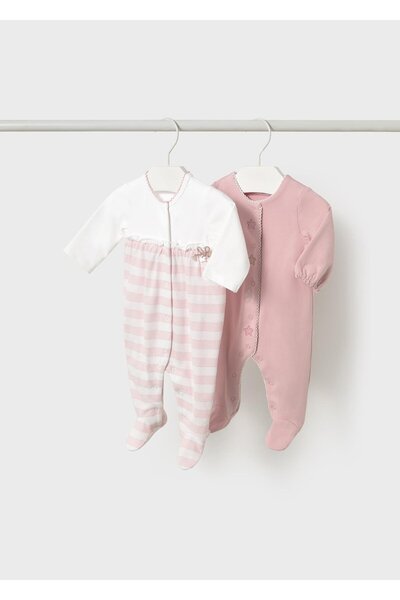 MAYORAL Kız Bebek Tulum Seti 2Li Pembe