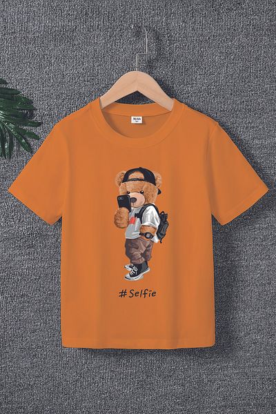 MYADA Tricou pentru copii cu imprimeu Boho Premium Photographer 22577