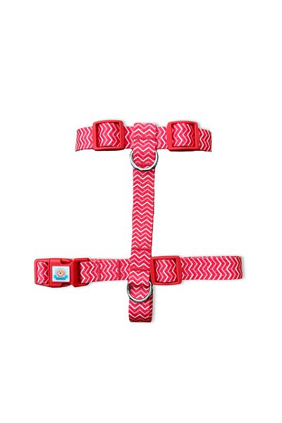 JesPawty Red H Type Chest Collar