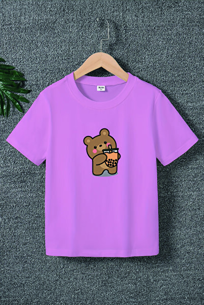 MYADA Παιδικό μπλουζάκι με στάμπα Teddy Bear Premium Cookie - 22008