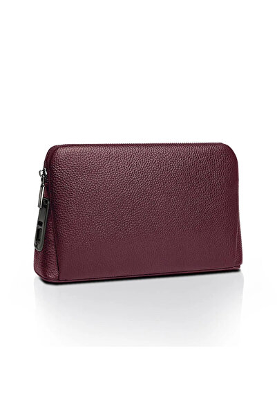 Green Lion London Smart Fingerprint Pouch - Dark Red