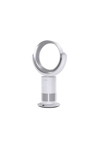 Green Lion مروحة تبريد كهربائية بدون شفرات من Air Ring Cooling - بيضاء