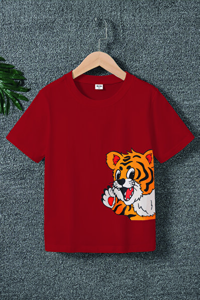 MYADA Детска тениска Premium с тигров щампа - 20500