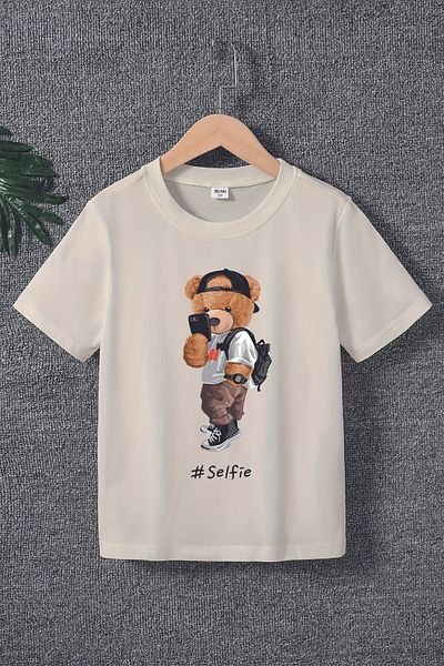 MYADA Tricou pentru copii cu imprimeu Boho Premium Photographer 22577