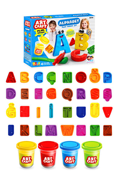 a v d a Alfabe Harfler Oyun Hamuru Seti 224 gr