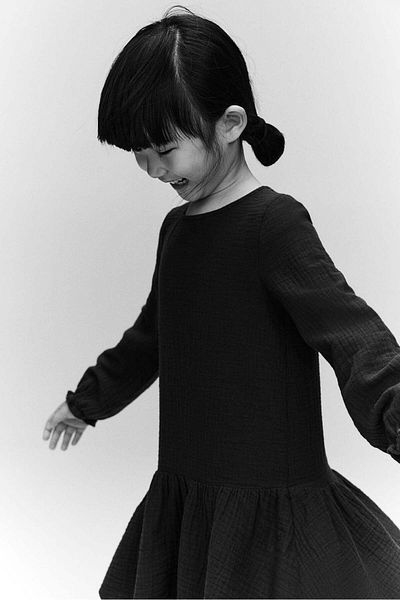 H&M Cotton Muslin Dress