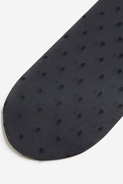 H&M 40 denier spotted tights