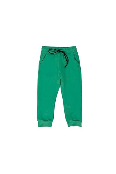 Mnk Baby&Kids Παιδική φόρμα με πράσινη κουκούλα Kangaroo Pocket - MNK0611