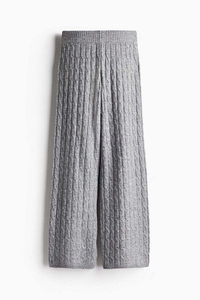 H&M Cable-knit Trousers