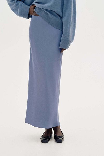 H&M Satin maxi skirt