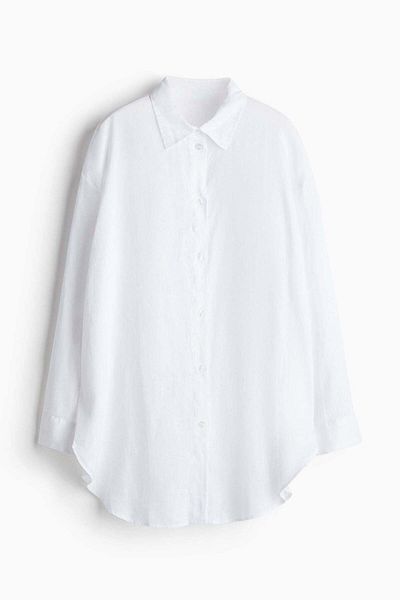 H&M Linen beach shirt