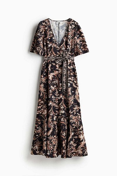 H&M Tie-belt dress