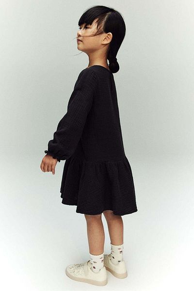 H&M Cotton Muslin Dress
