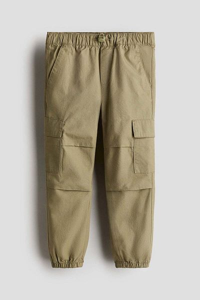H&M Cotton cargo trousers