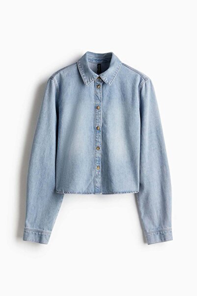 H&M قميص جينز قصير