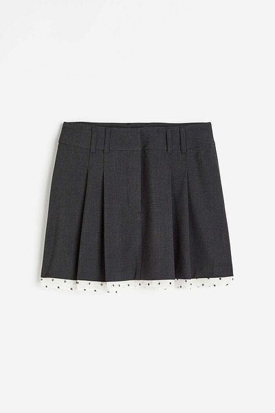 H&M Pleated mini skirt