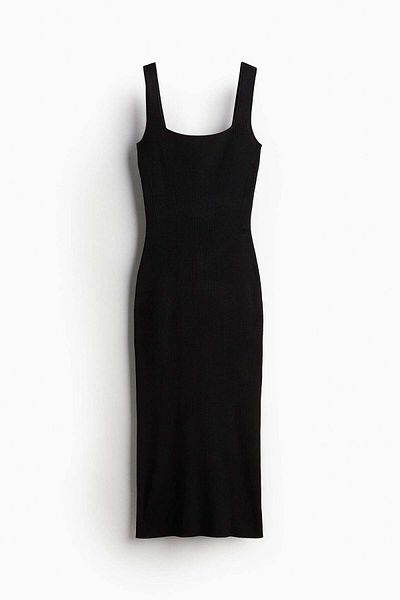 H&M Rib-knit bodycon dress