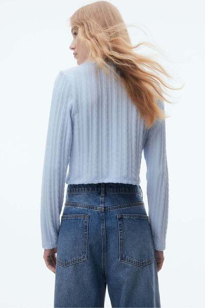 H&M Cable-knit-look cardigan