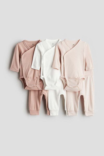 H&M 6-piece cotton set