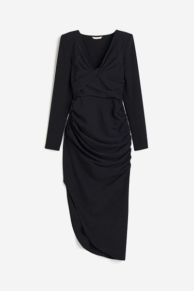 H&M Twist-detail twill dress