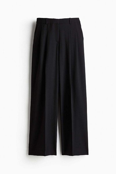 H&M Wide wool-blend trousers