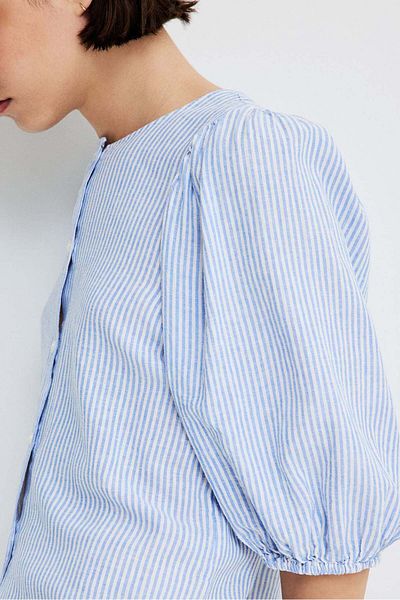H&M Linen-blend blouse