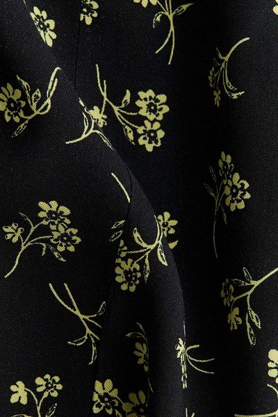 H&M Puff-sleeved midi dress