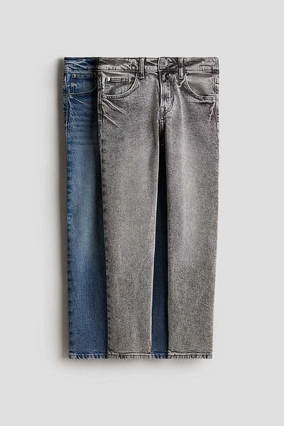 H&M 2-pack Comfort Stretch Relaxed Fit Jeans