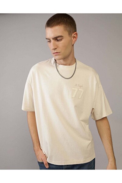 AMERICAN EAGLE AE Oversized Logo Graphic T-Shirt