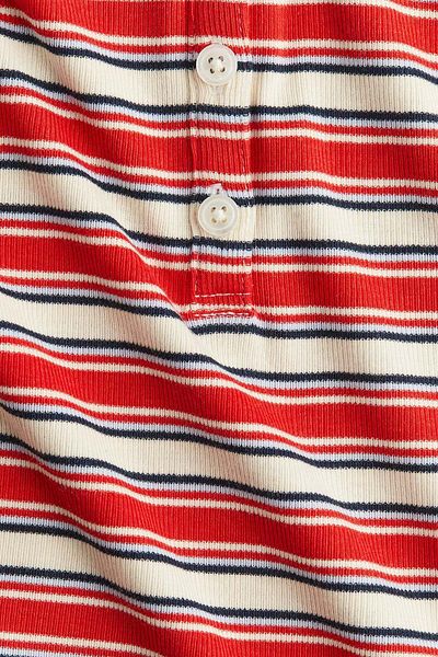 H&M Ribbed Polo Shirt