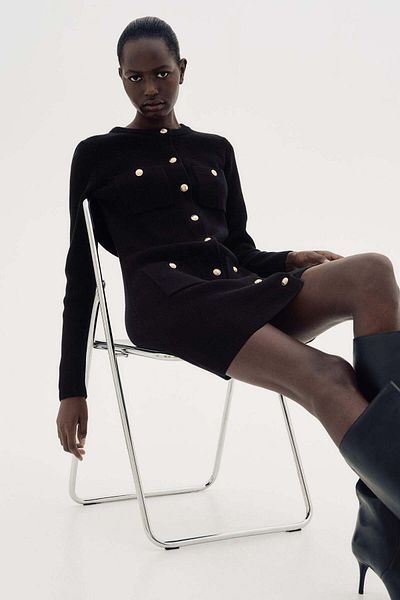 H&M Pocket-front knitted dress