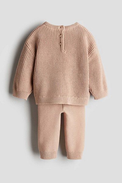 H&M 2-piece cotton knit set
