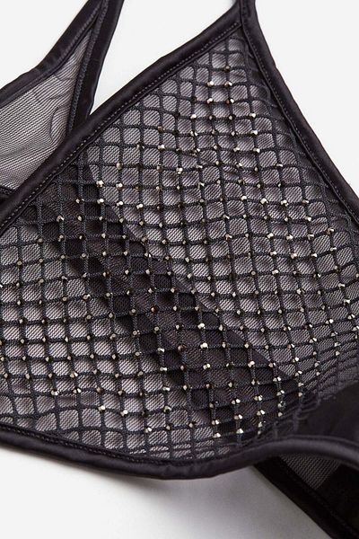 H&M Rhinestone-embellished thong briefs