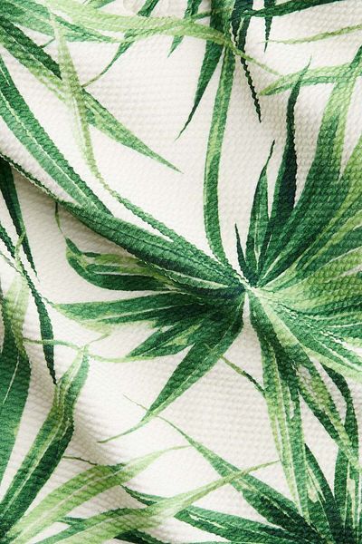 H&M Padded-cup bandeau swimsuit