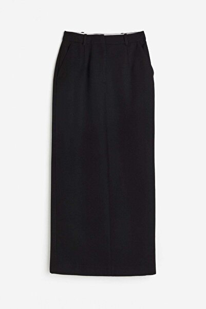 H&M تنورة قلم رصاص من مزيج الصوف